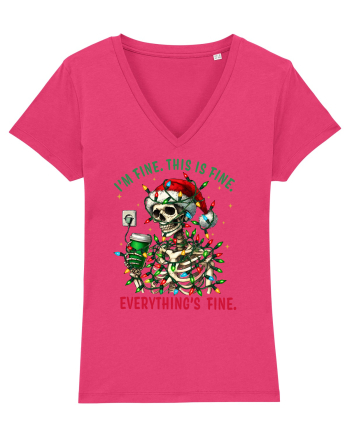 I'm Fine This Is Fine Everything's Fine Raspberry