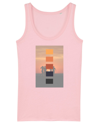 Sunset on the Beach Cotton Pink