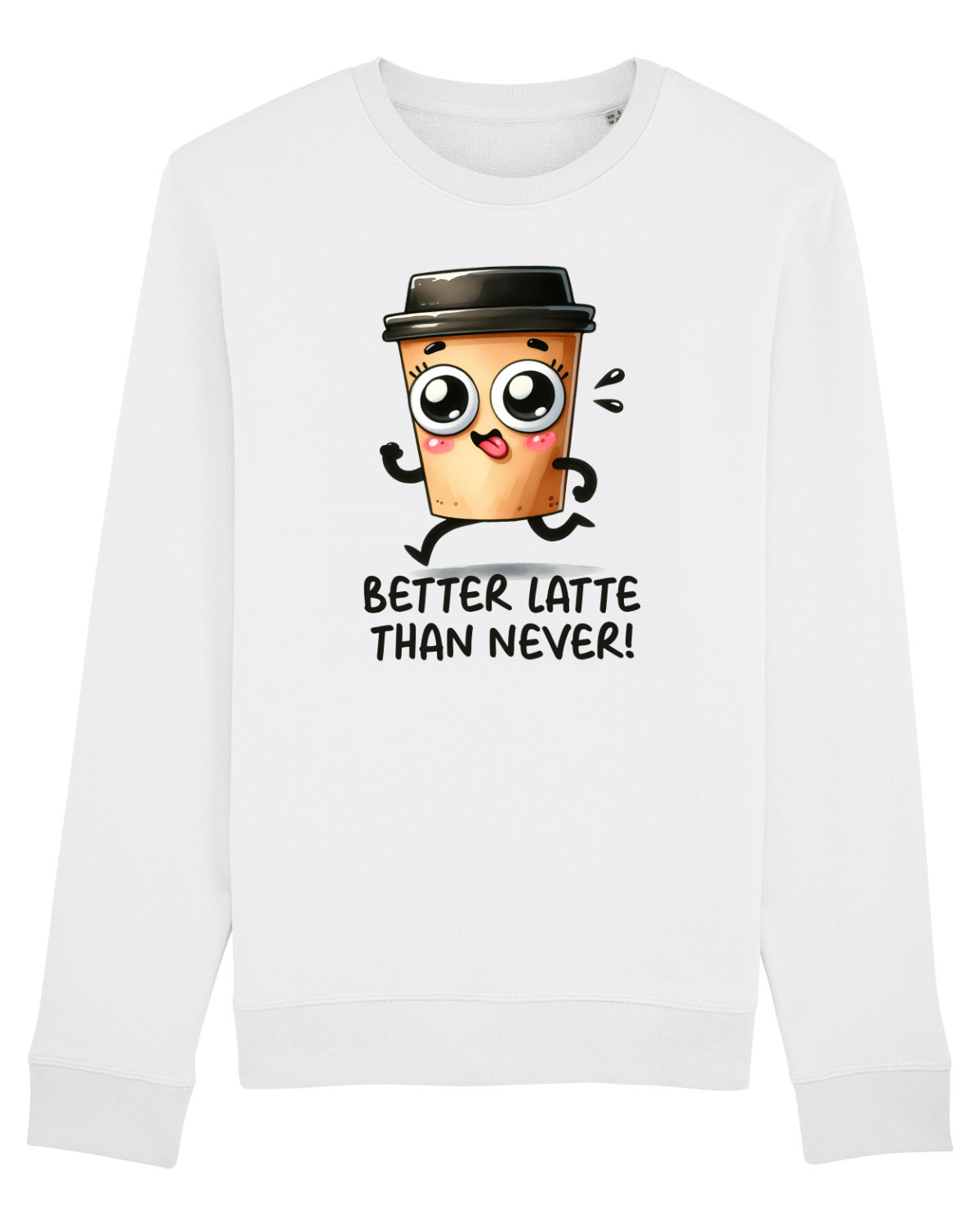 Bluză mânecă lungă Unisex Rise White