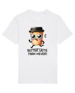 Better latte than never - pentru iubitorii de cafea Tricou mânecă scurtă Unisex Rocker