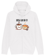 Brew can do it 2 - pentru iubitorii de cafea Hanorac cu fermoar Unisex Connector