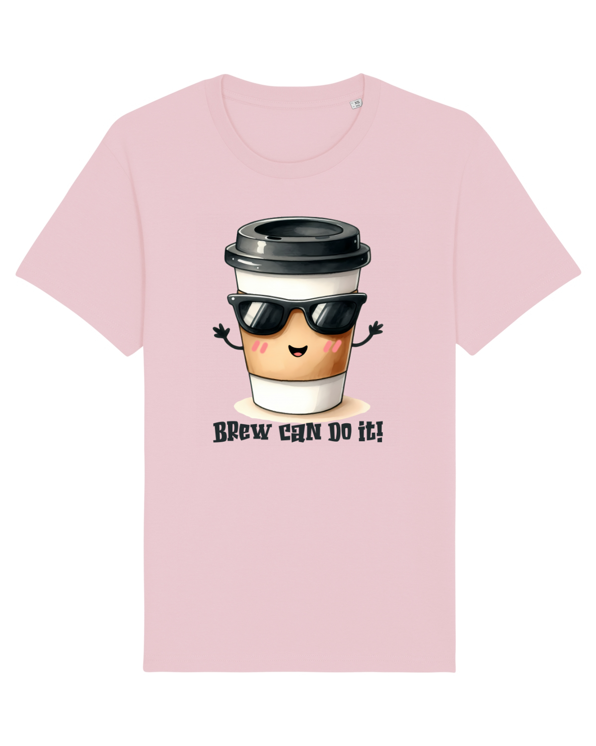Tricou mânecă scurtă Unisex Rocker Cotton Pink