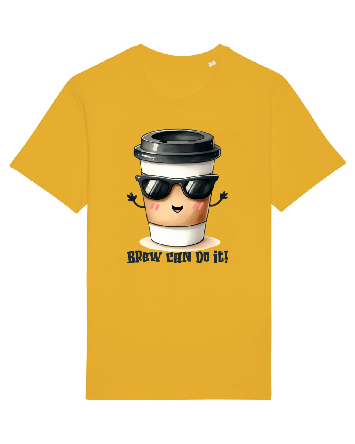 Tricou mânecă scurtă Unisex Rocker Spectra Yellow