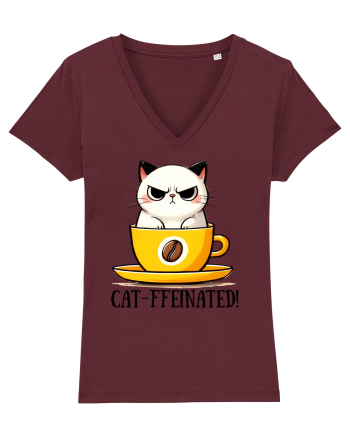 Cat-ffeinated - pentru iubitorii de cafea Burgundy