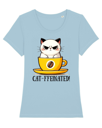 Cat-ffeinated - pentru iubitorii de cafea Sky Blue