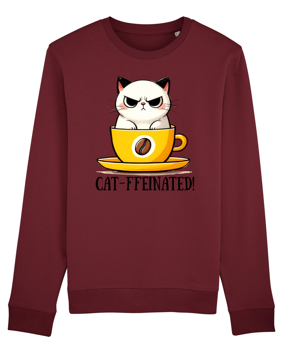 Bluză mânecă lungă Unisex Rise Burgundy