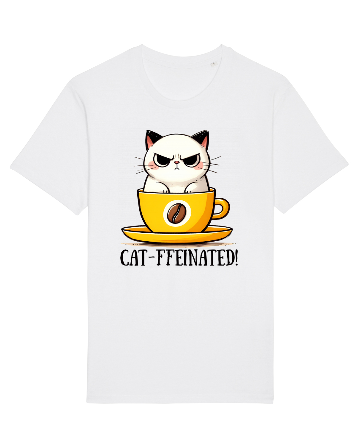Tricou mânecă scurtă Unisex Rocker White