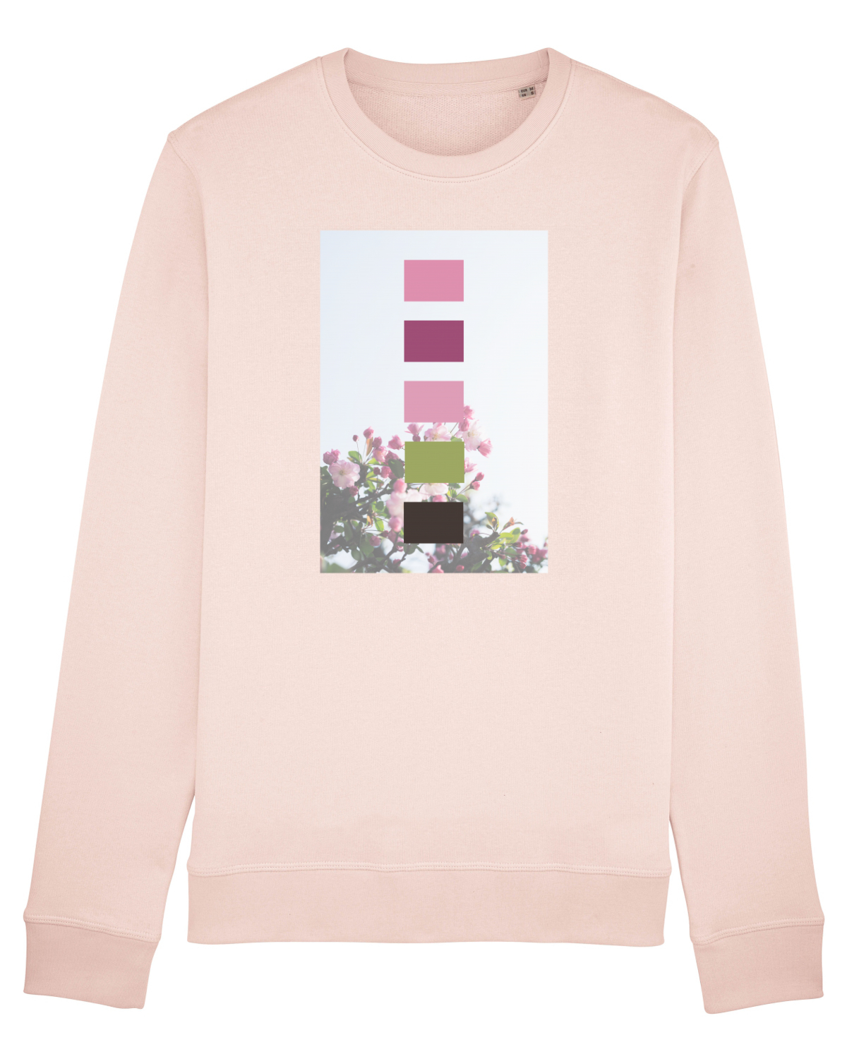 Bluză mânecă lungă Unisex Rise Candy Pink