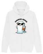 Morning broooo - pentru iubitorii de cafea Hanorac cu fermoar Unisex Connector