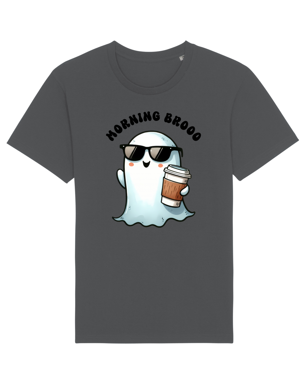 Tricou mânecă scurtă Unisex Rocker Anthracite