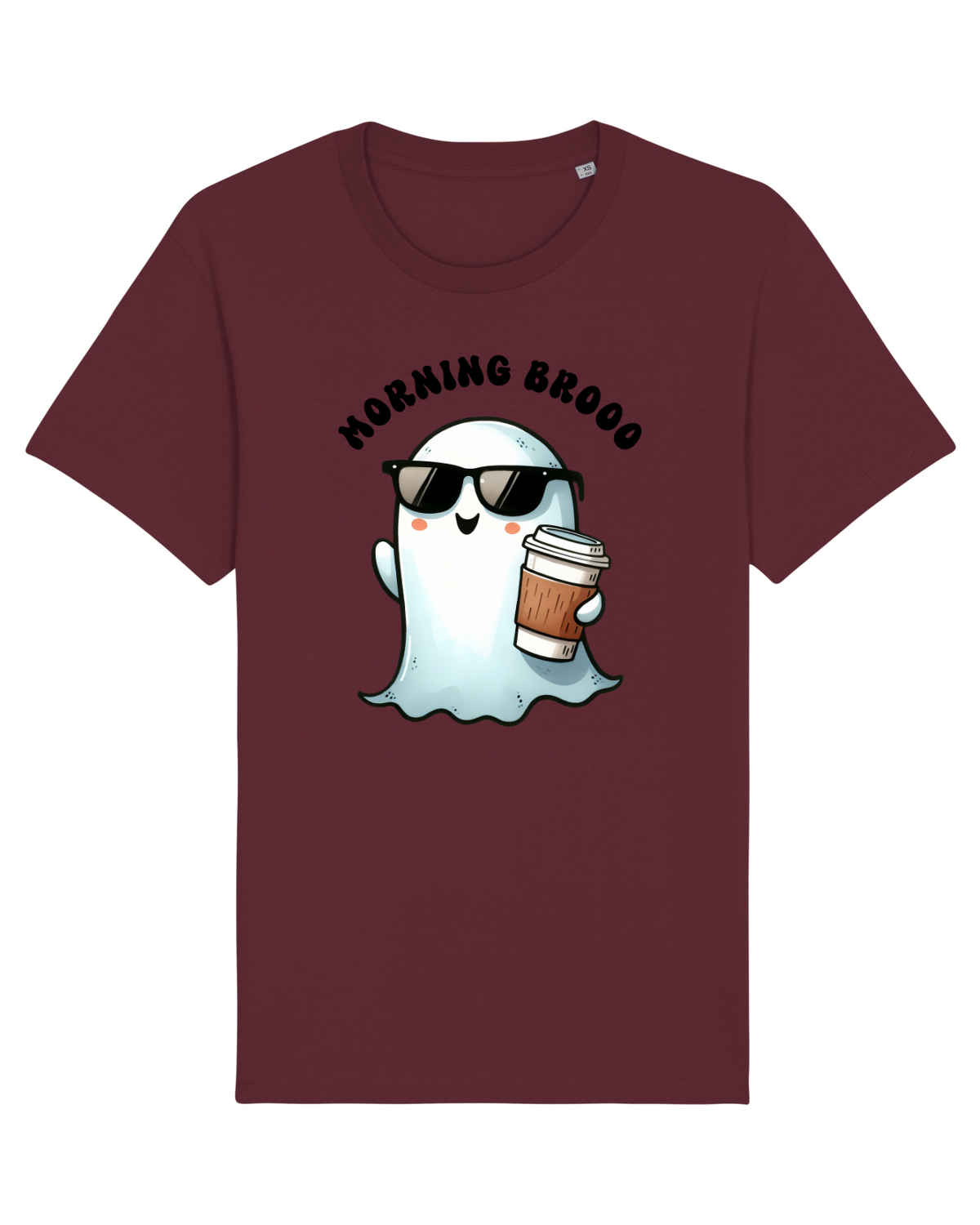 Tricou mânecă scurtă Unisex Rocker Burgundy