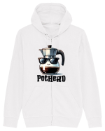 Pothead - pentru iubitorii de cafea Hanorac cu fermoar Unisex Connector