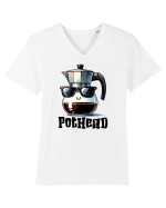 Pothead - pentru iubitorii de cafea Tricou mânecă scurtă guler V Bărbat Presenter