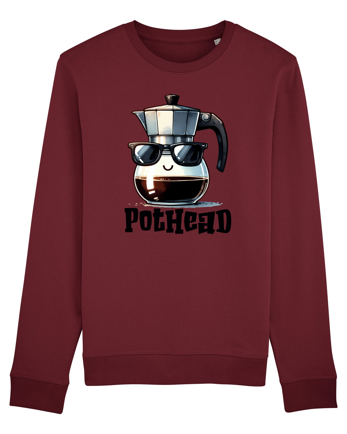 Bluză mânecă lungă Unisex Rise Burgundy