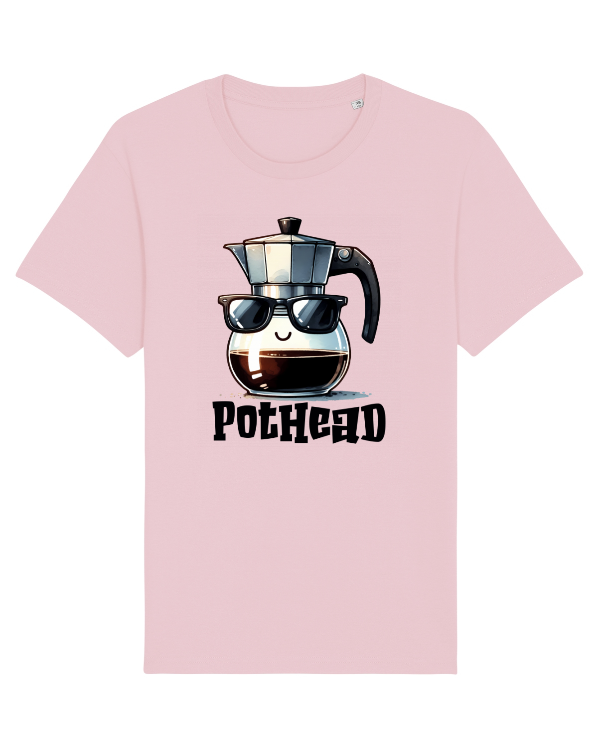 Tricou mânecă scurtă Unisex Rocker Cotton Pink