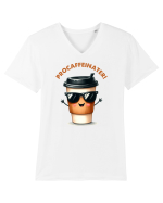 Procaffeinater - pentru iubitorii de cafea Tricou mânecă scurtă guler V Bărbat Presenter