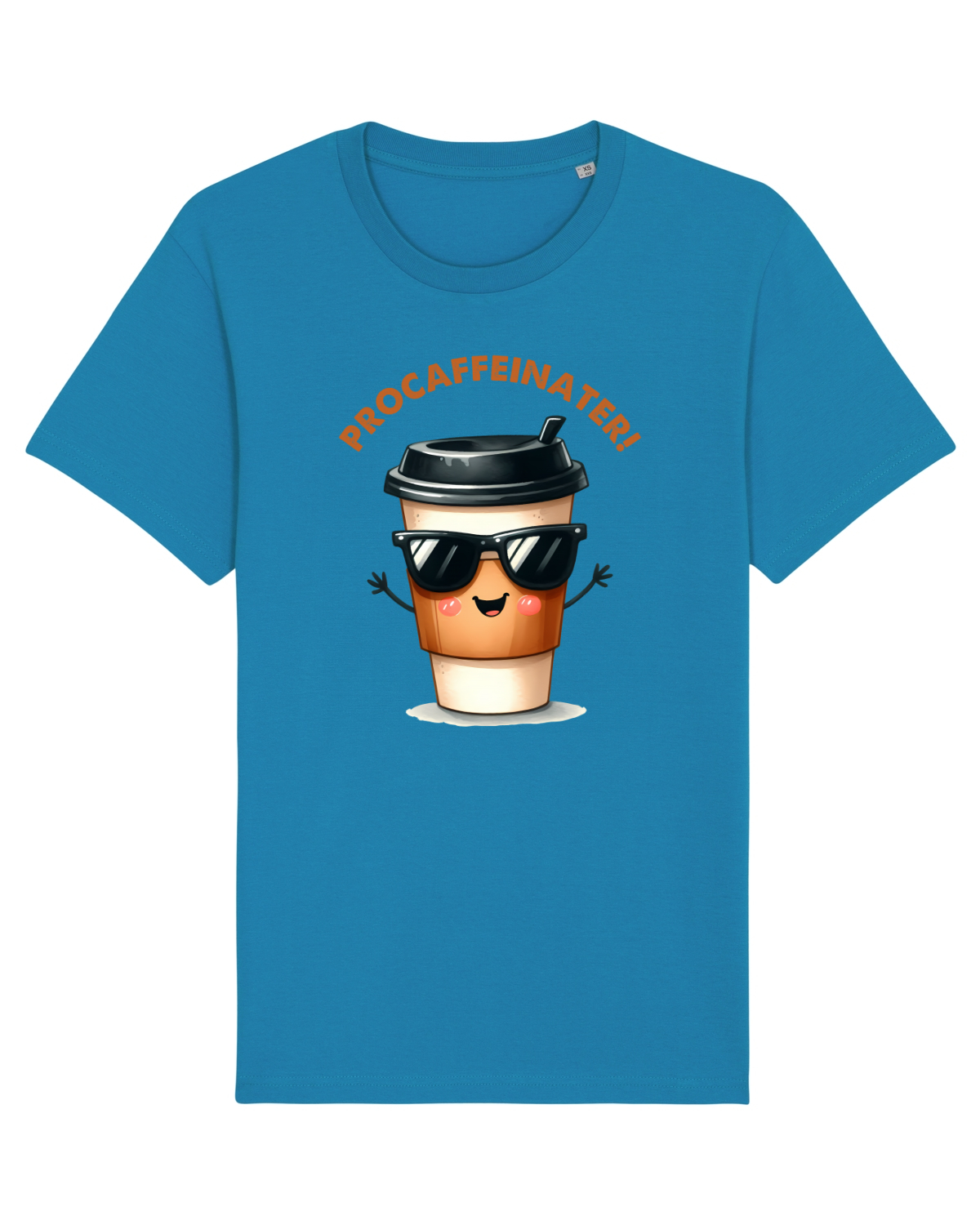 Tricou mânecă scurtă Unisex Rocker Azur