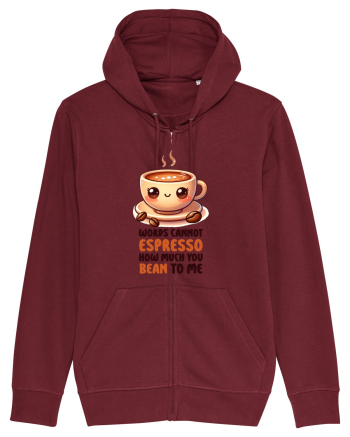 Words cannot espresso - pentru iubitorii de cafea Burgundy