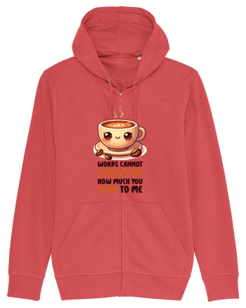 Words cannot espresso - pentru iubitorii de cafea Carmine Red