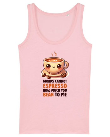 Words cannot espresso - pentru iubitorii de cafea Cotton Pink