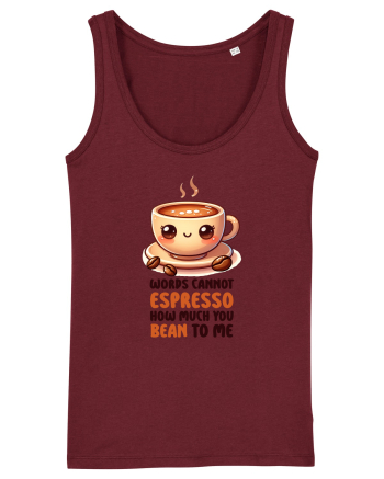 Words cannot espresso - pentru iubitorii de cafea Burgundy