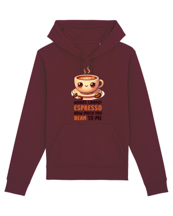 Words cannot espresso - pentru iubitorii de cafea Burgundy