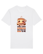 Words cannot espresso - pentru iubitorii de cafea Tricou mânecă scurtă Unisex Rocker