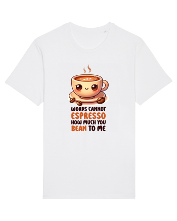 Words cannot espresso - pentru iubitorii de cafea White