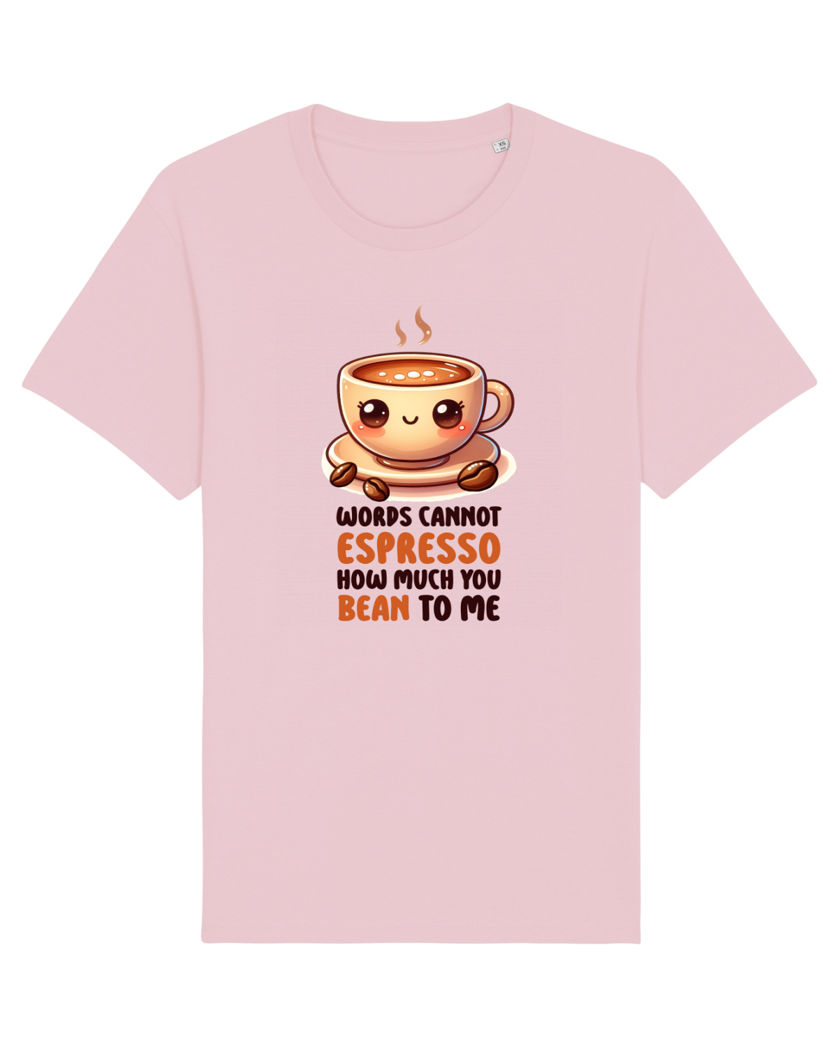 Tricou mânecă scurtă Unisex Rocker Cotton Pink