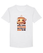 Words cannot espresso - pentru iubitorii de cafea Tricou mânecă scurtă guler larg Bărbat Skater