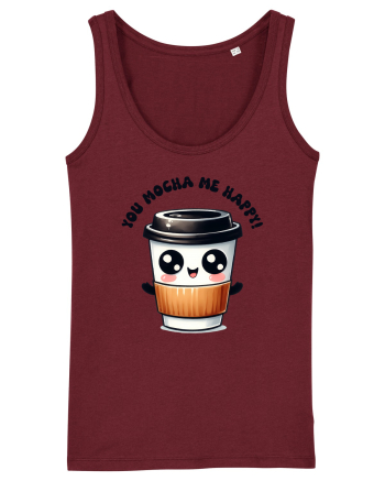 You mocha me happy - pentru iubitorii de cafea Burgundy