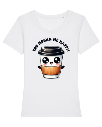 You mocha me happy - pentru iubitorii de cafea White