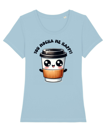 You mocha me happy - pentru iubitorii de cafea Sky Blue