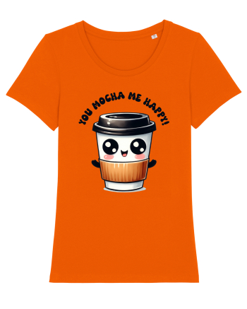 You mocha me happy - pentru iubitorii de cafea Bright Orange