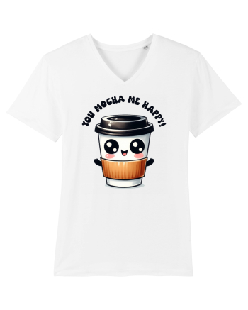 You mocha me happy - pentru iubitorii de cafea White