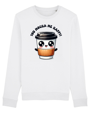 You mocha me happy - pentru iubitorii de cafea White