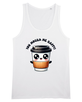 You mocha me happy - pentru iubitorii de cafea White