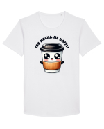You mocha me happy - pentru iubitorii de cafea Tricou mânecă scurtă guler larg Bărbat Skater