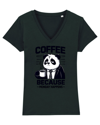 Coffee - because monday happens - pentru dependenții de cafea Black