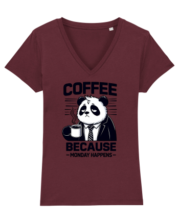 Coffee - because monday happens - pentru dependenții de cafea Burgundy