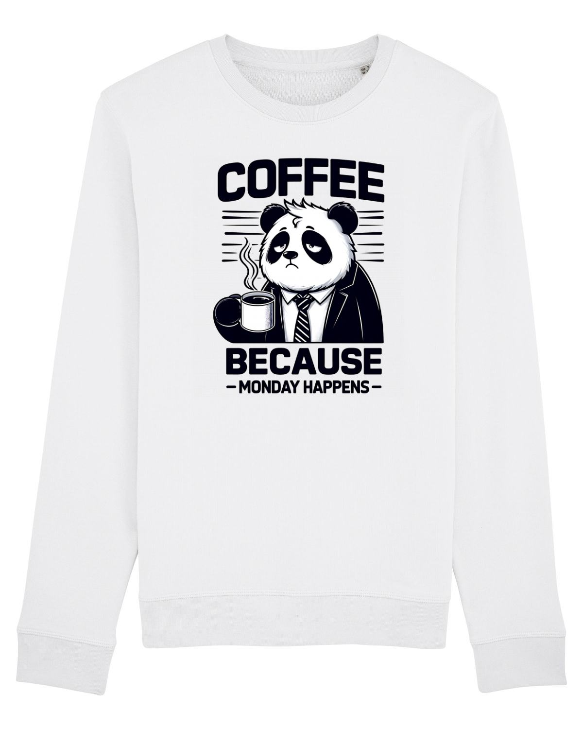 Bluză mânecă lungă Unisex Rise White