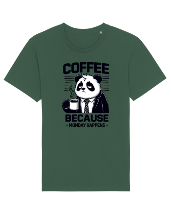 Coffee - because monday happens - pentru dependenții de cafea Bottle Green