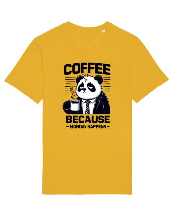 Coffee - because monday happens - pentru dependenții de cafea Spectra Yellow