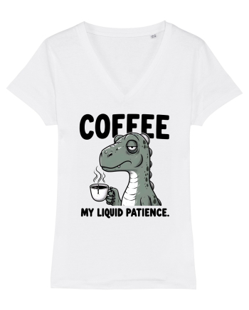Coffee - my liquid patience - pentru dependenții de cafea White