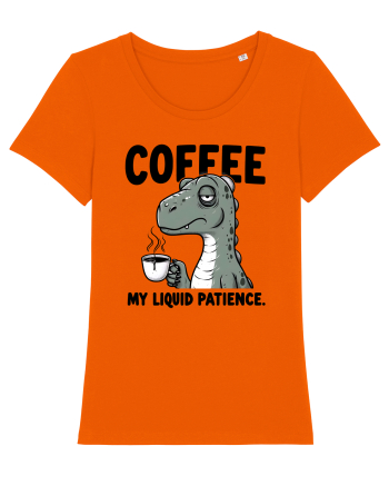 Coffee - my liquid patience - pentru dependenții de cafea Bright Orange