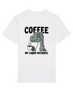 Coffee - my liquid patience - pentru dependenții de cafea Tricou mânecă scurtă Unisex Rocker
