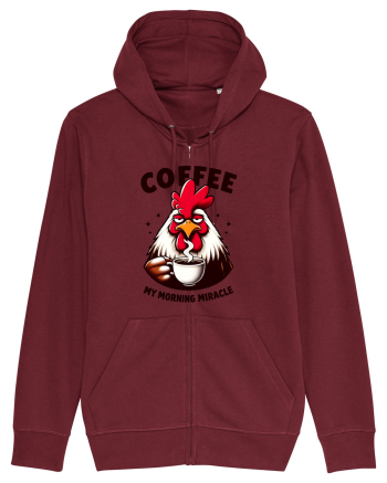 Coffee - my morning miracle - pentru dependenții de cafea Burgundy
