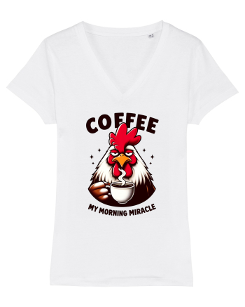 Coffee - my morning miracle - pentru dependenții de cafea White