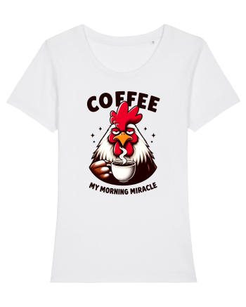 Coffee - my morning miracle - pentru dependenții de cafea White
