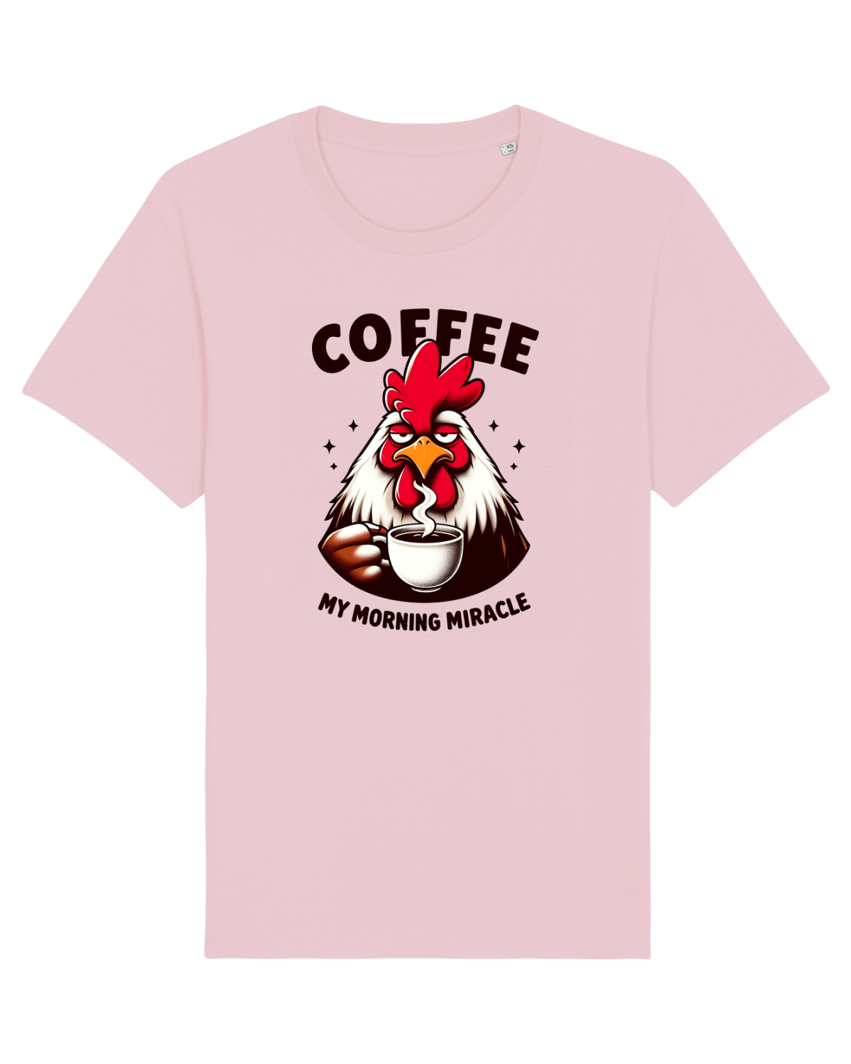 Tricou mânecă scurtă Unisex Rocker Cotton Pink